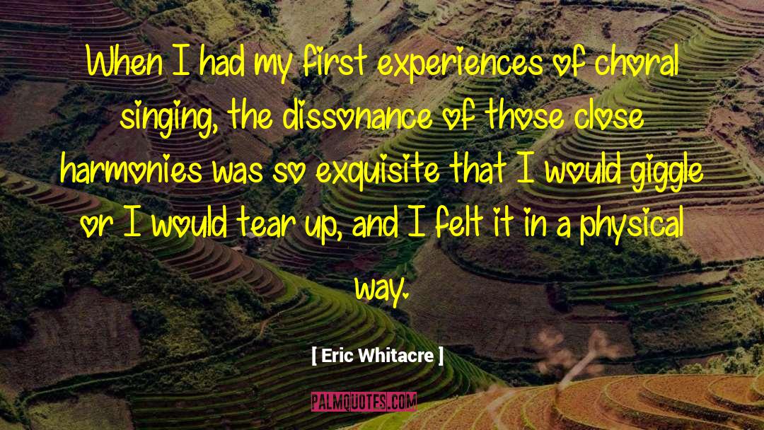 First Aid quotes by Eric Whitacre
