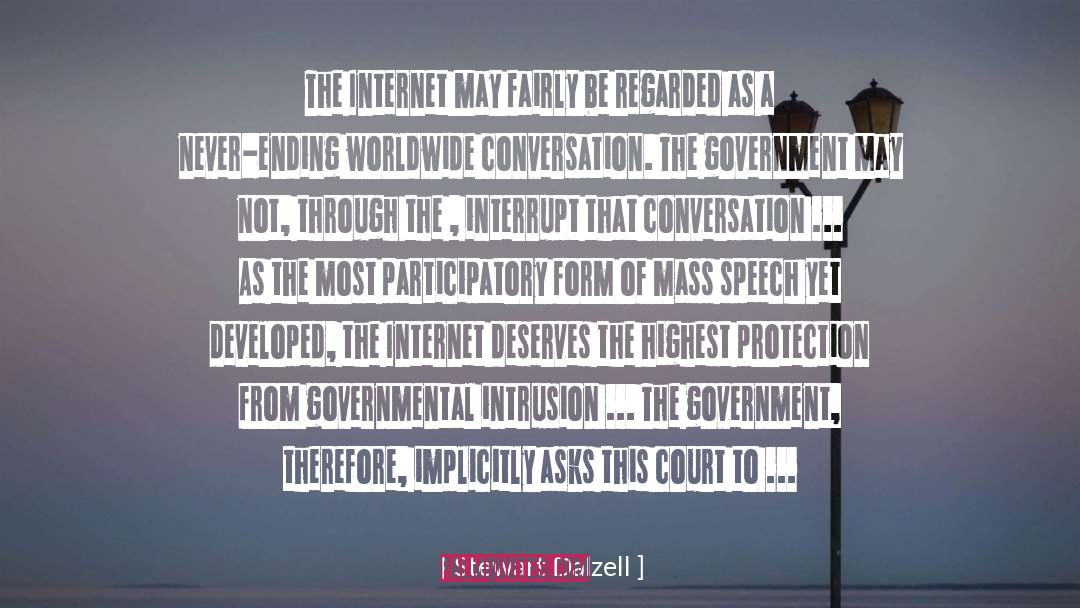 First Amendment quotes by Stewart Dalzell