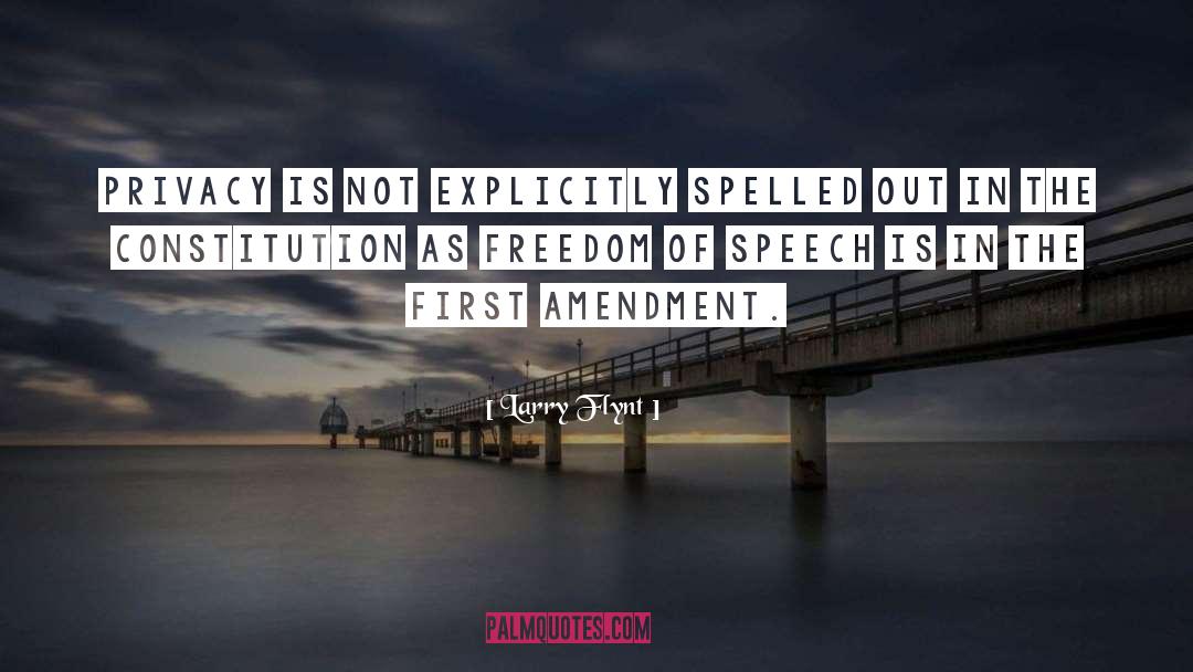 First Amendment quotes by Larry Flynt