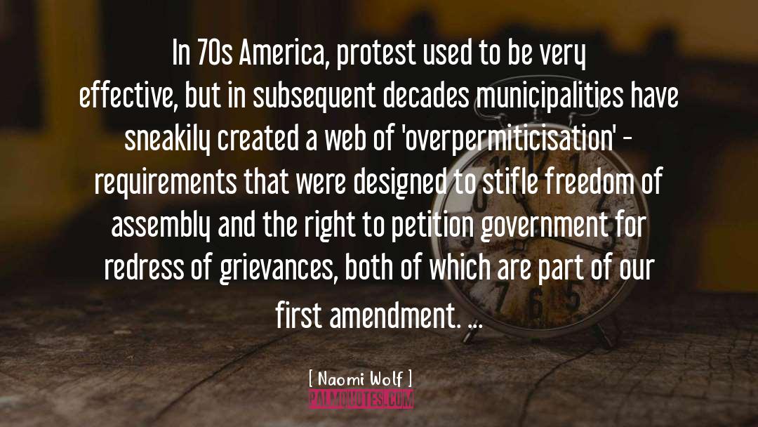 First Amendment Rights quotes by Naomi Wolf