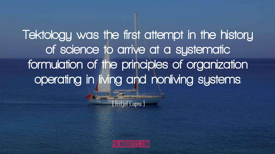 First Attempt quotes by Fritjof Capra