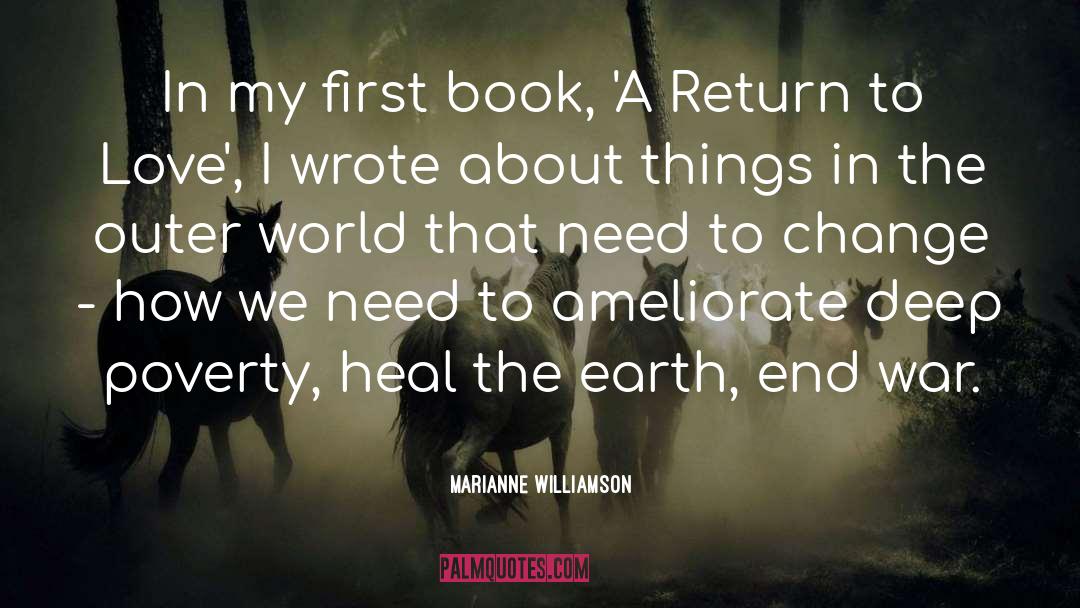 First Book quotes by Marianne Williamson