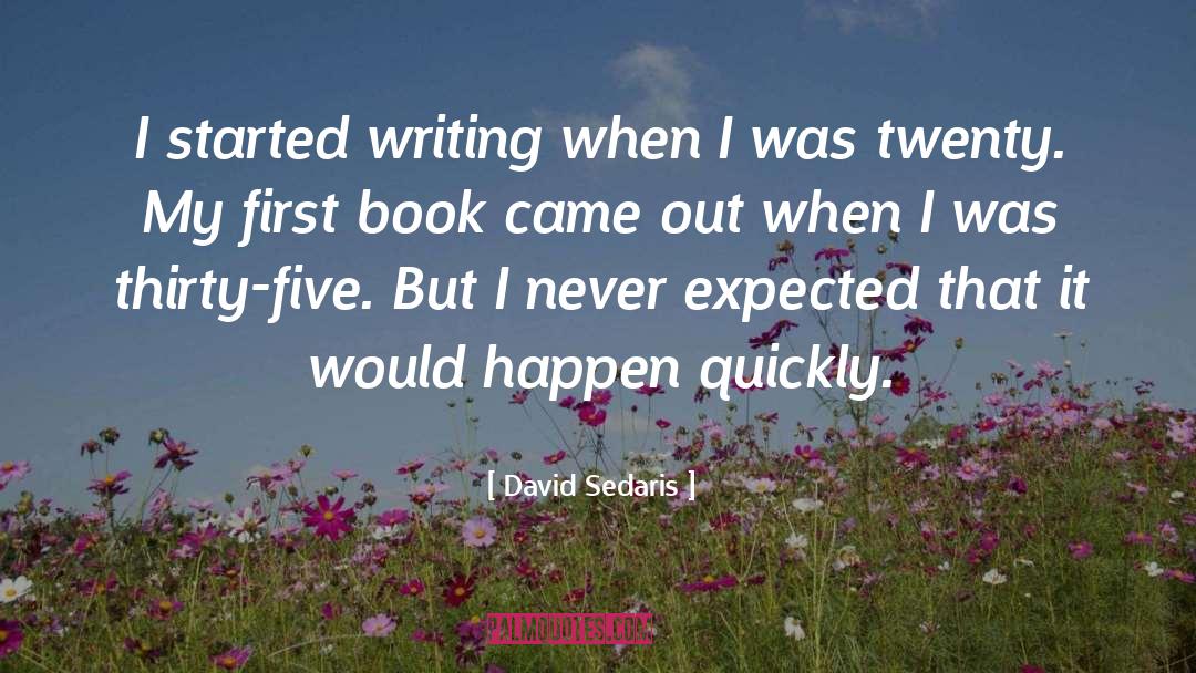 First Book quotes by David Sedaris