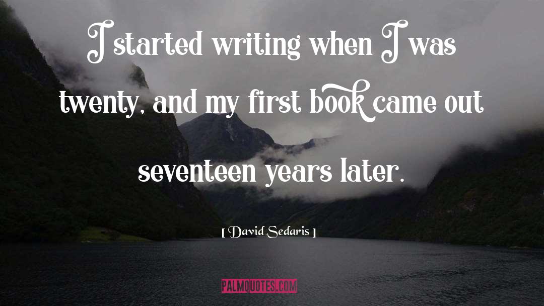 First Book quotes by David Sedaris