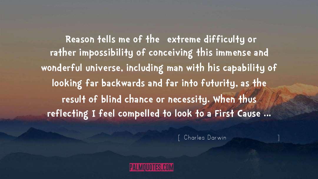 First Cause quotes by Charles Darwin