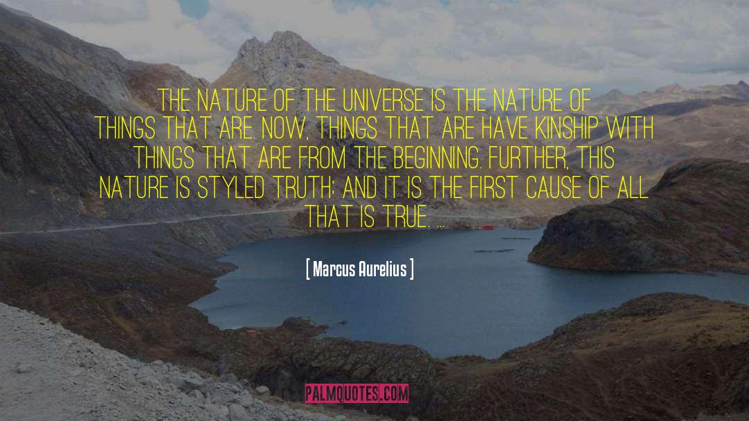 First Cause quotes by Marcus Aurelius