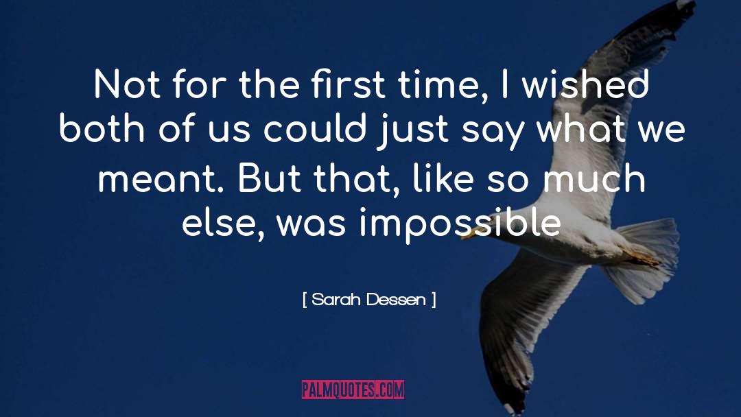 First Causes quotes by Sarah Dessen