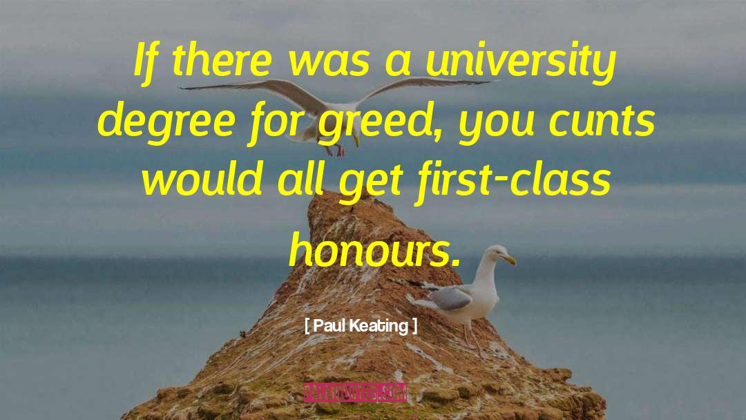 First Class quotes by Paul Keating