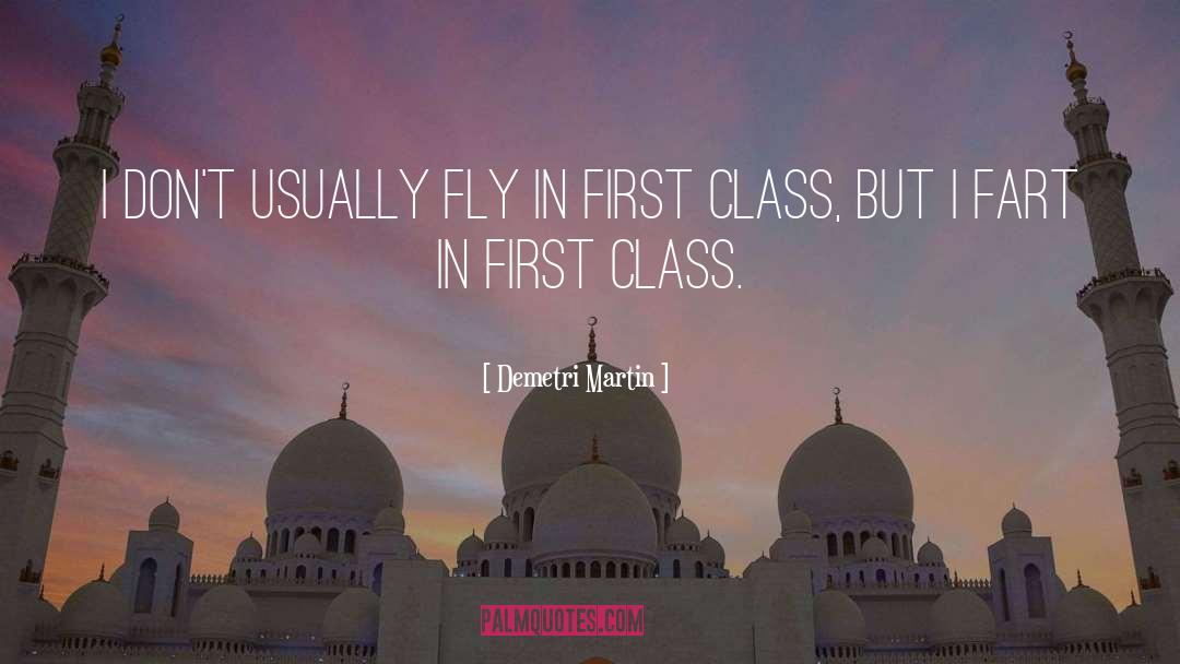 First Class quotes by Demetri Martin