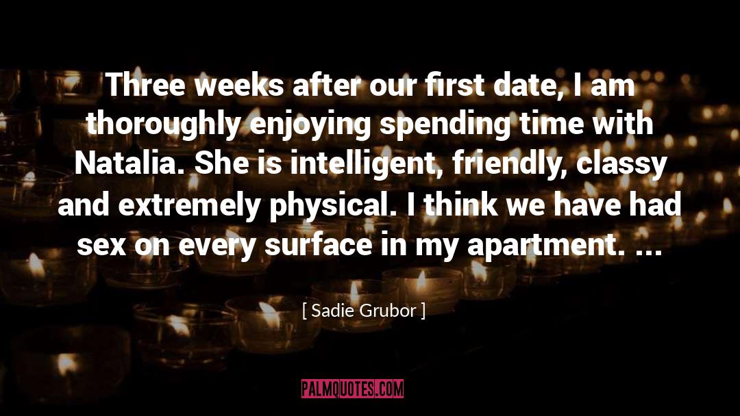First Date quotes by Sadie Grubor