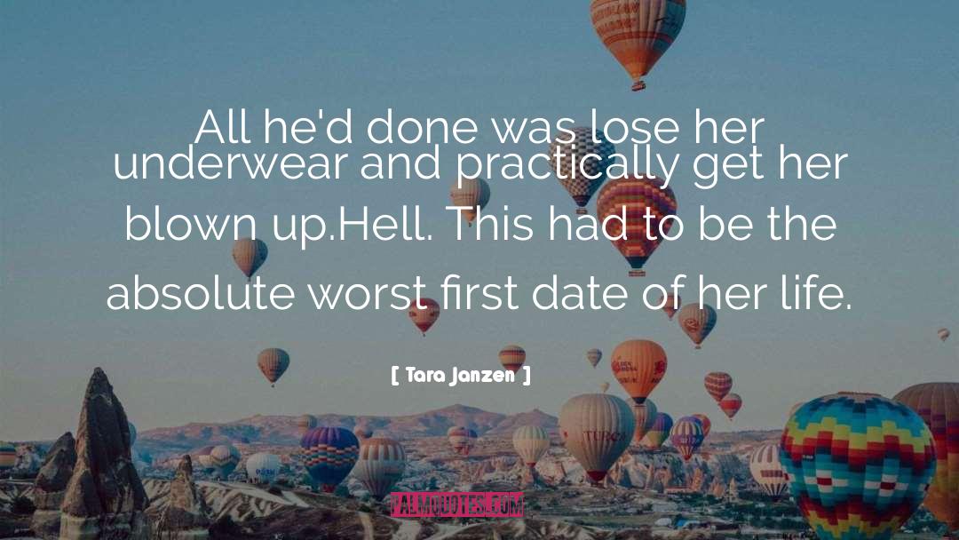First Date quotes by Tara Janzen