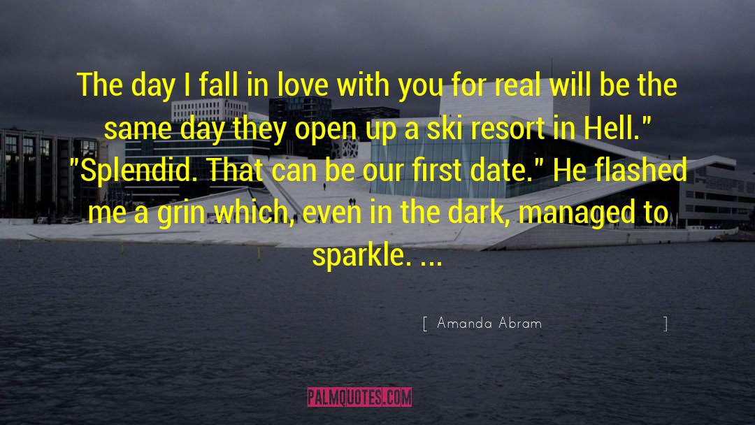 First Date quotes by Amanda Abram
