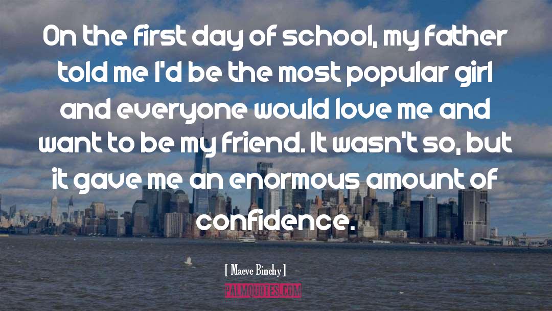 First Day Of School quotes by Maeve Binchy
