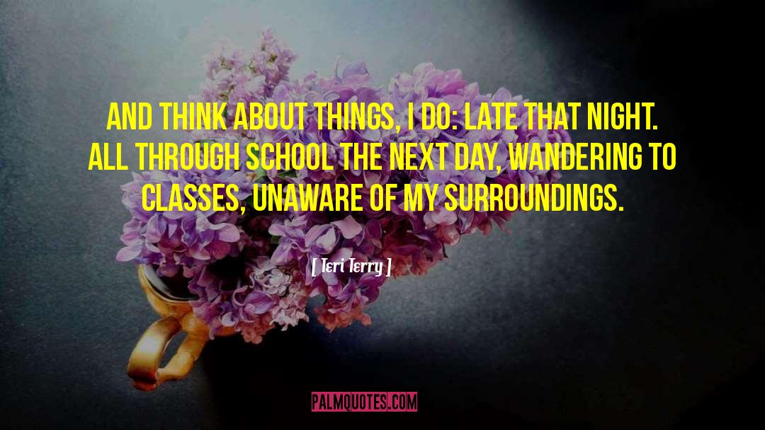 First Day Of School quotes by Teri Terry