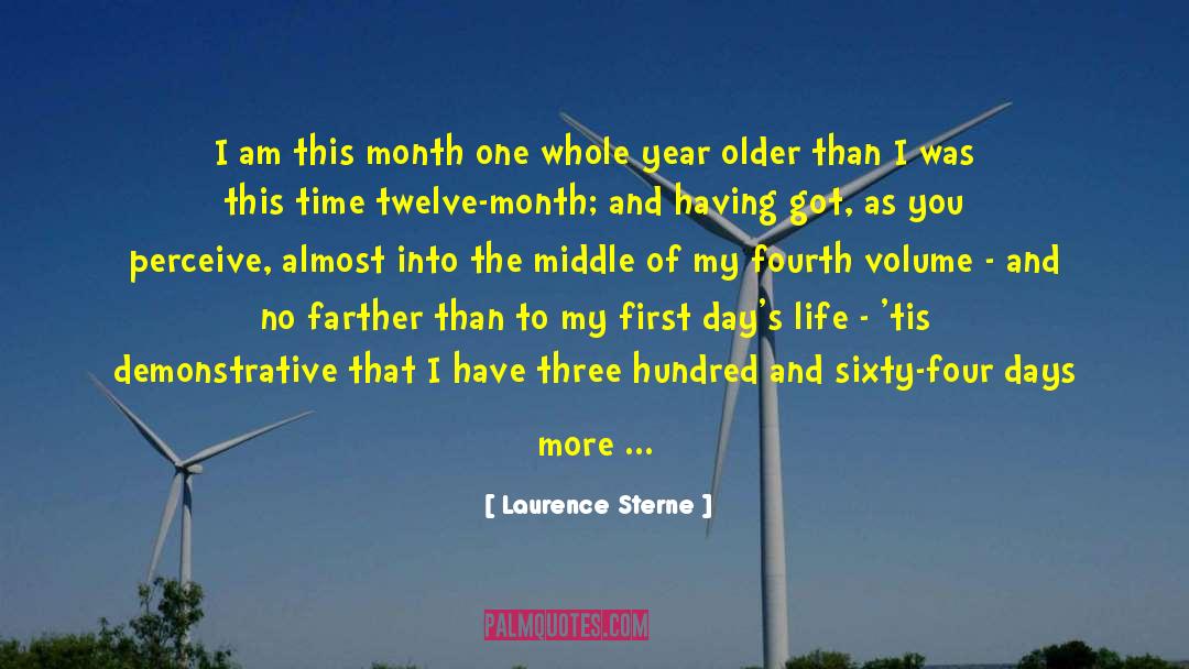 First Days quotes by Laurence Sterne