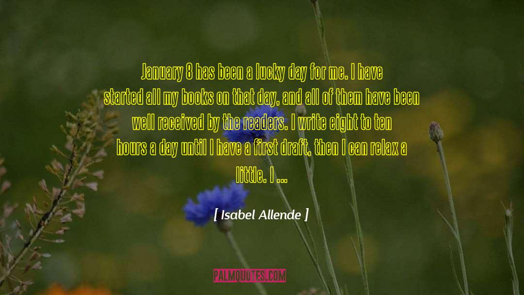 First Draft quotes by Isabel Allende
