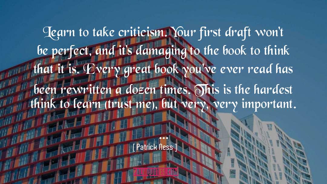 First Draft quotes by Patrick Ness