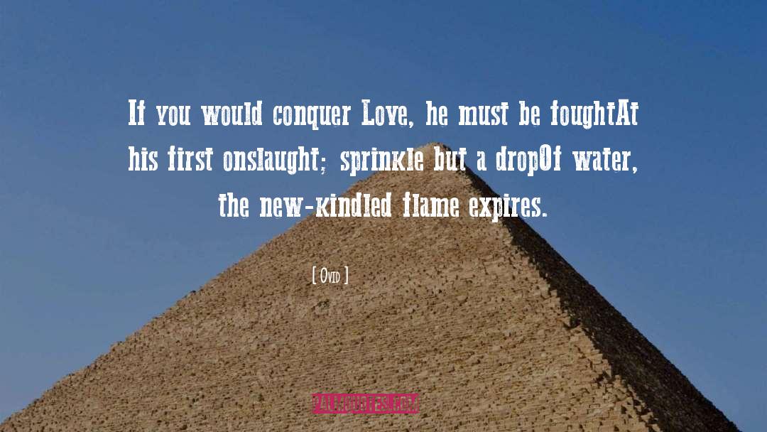 First Drop Of Crimson quotes by Ovid