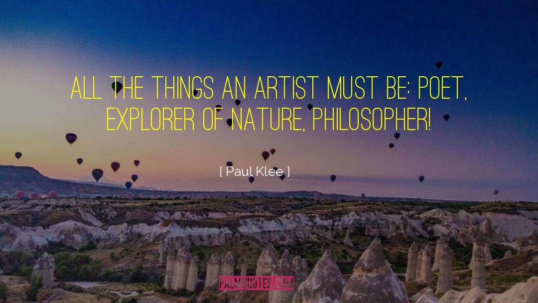 First Explorers quotes by Paul Klee