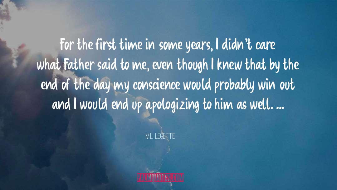 First Frost quotes by M.L. LeGette