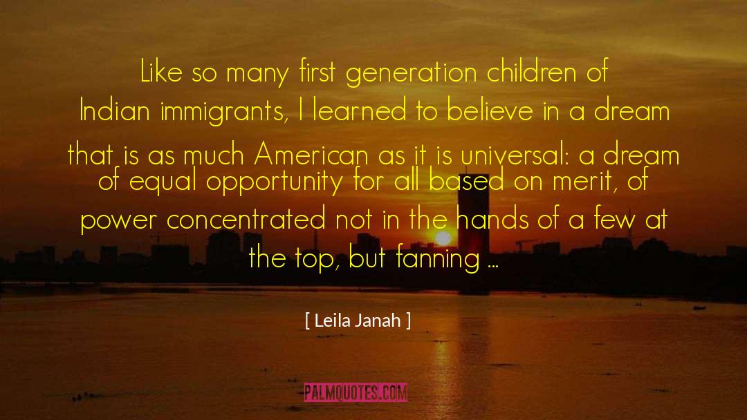 First Generation quotes by Leila Janah