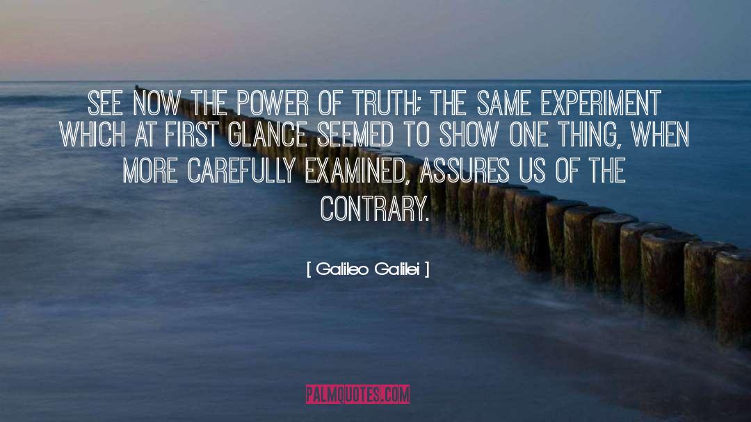 First Glance quotes by Galileo Galilei