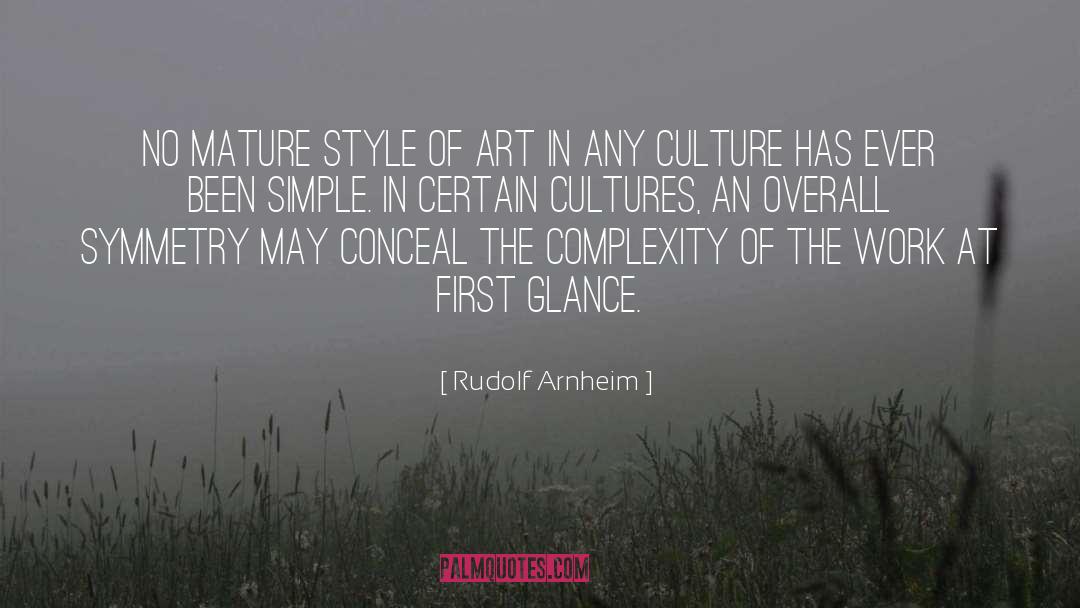 First Glance quotes by Rudolf Arnheim