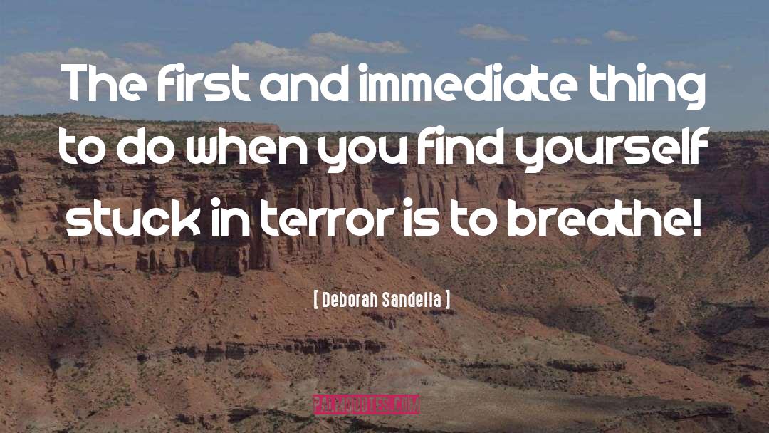 First Go quotes by Deborah Sandella