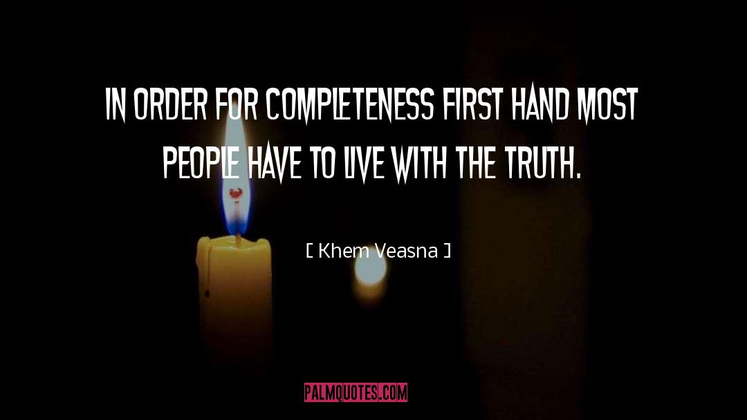 First Hand Experience quotes by Khem Veasna