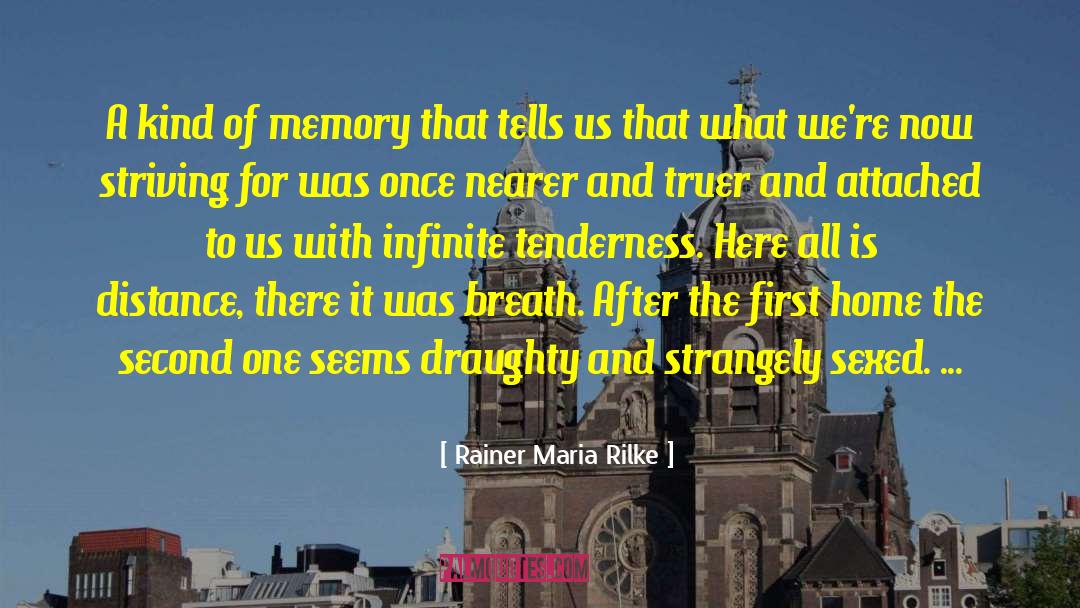 First Home quotes by Rainer Maria Rilke