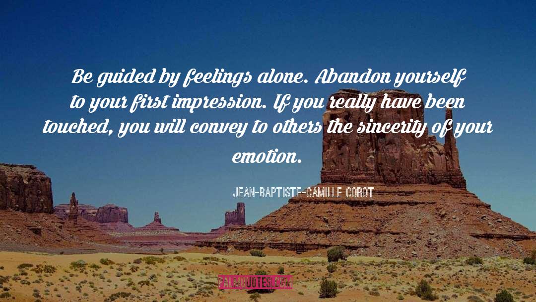 First Impression quotes by Jean-Baptiste-Camille Corot