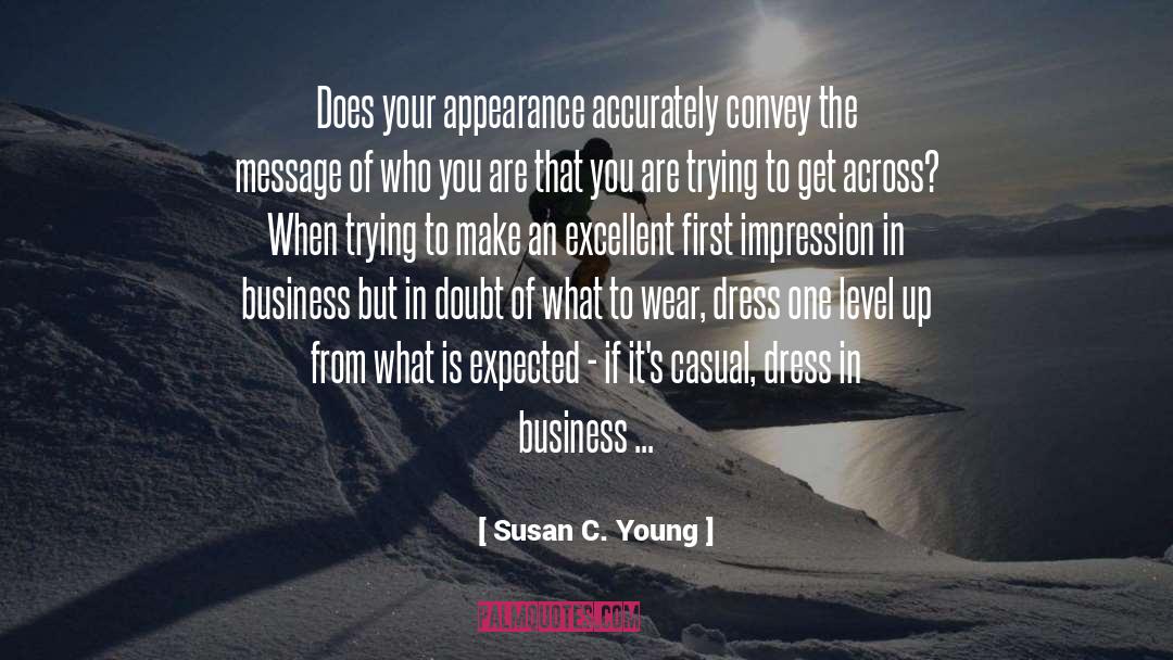 First Impression quotes by Susan C. Young