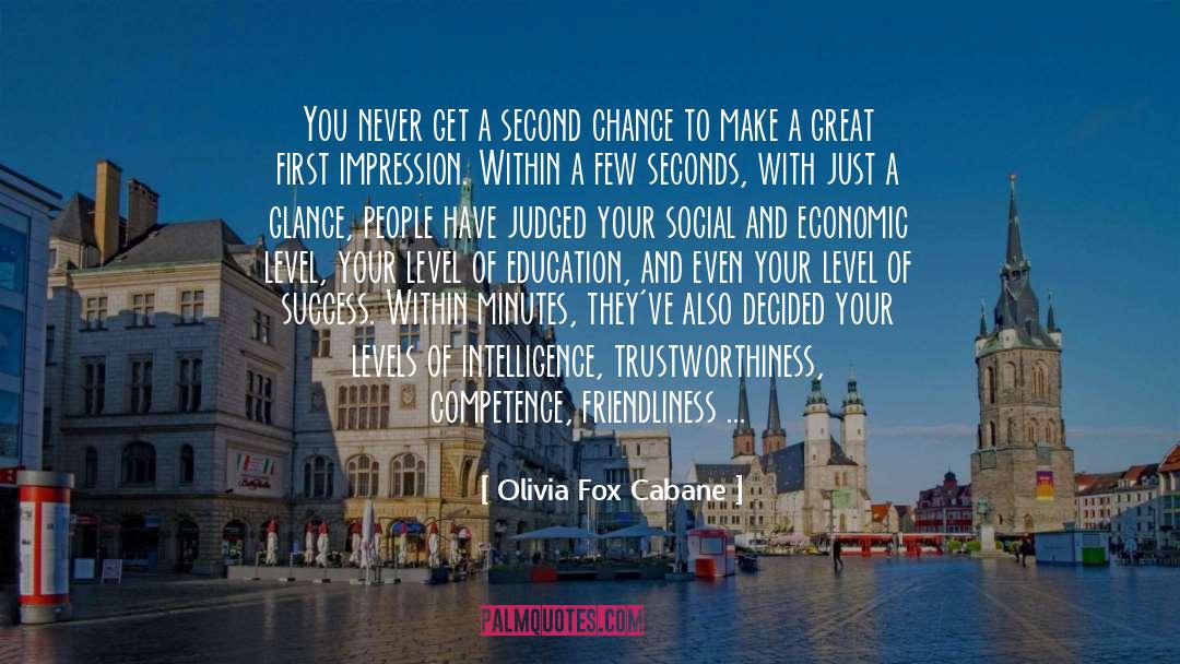 First Impression quotes by Olivia Fox Cabane