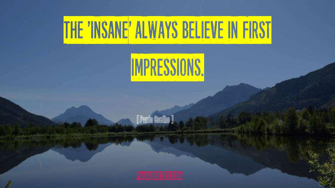 First Impressions quotes by Paulo Coelho