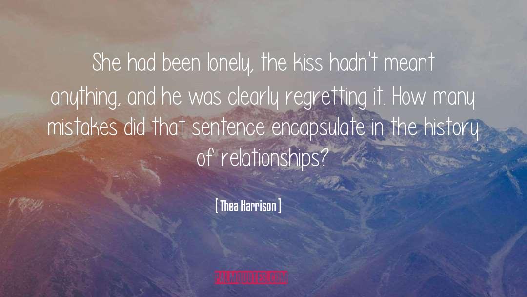 First Kiss History quotes by Thea Harrison