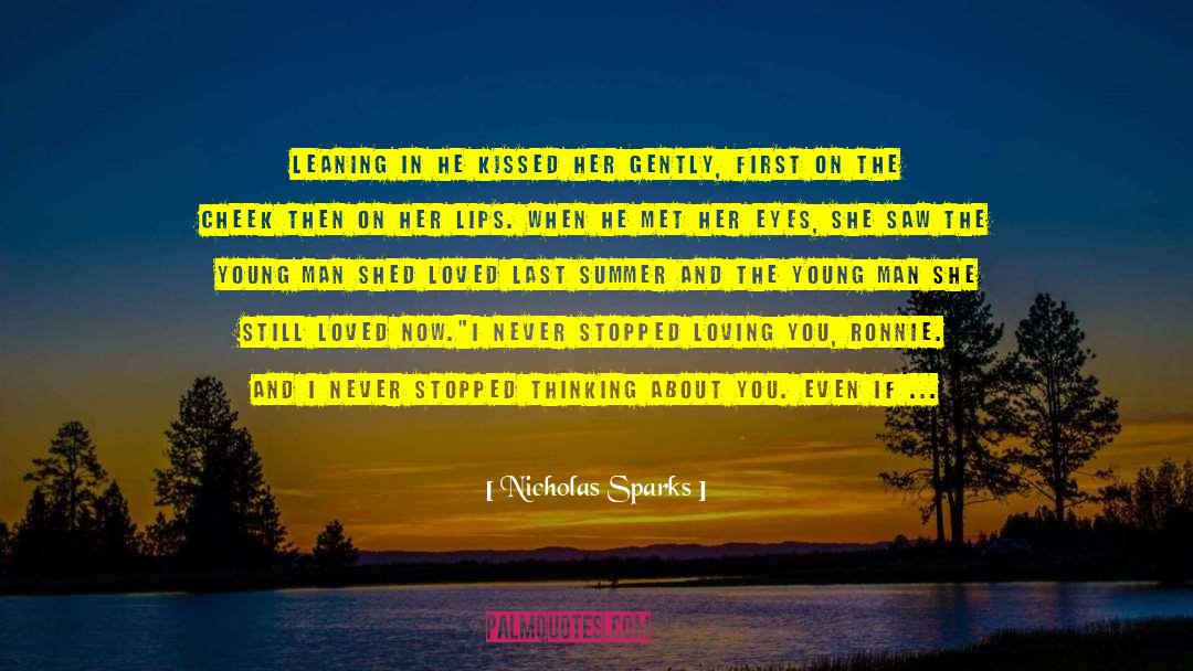 First Kiss History quotes by Nicholas Sparks