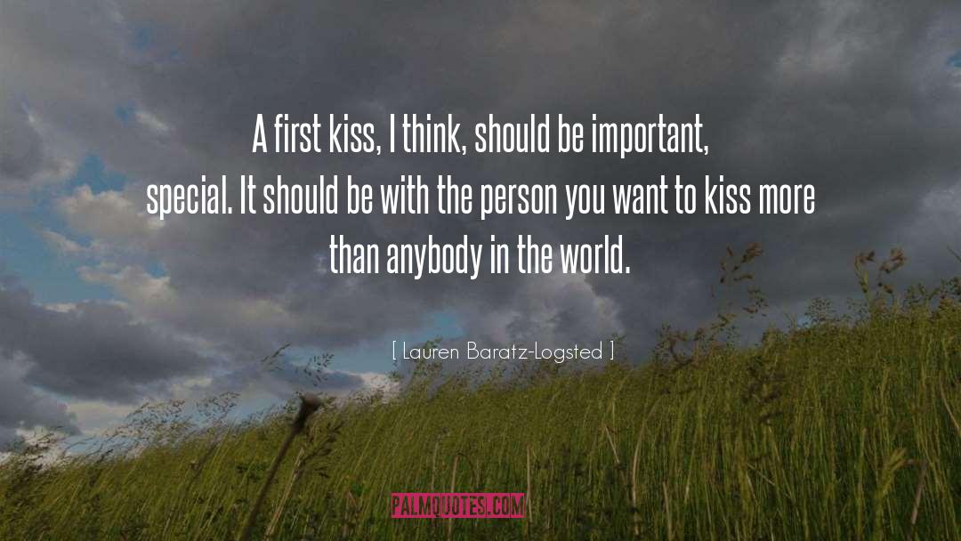 First Kiss History quotes by Lauren Baratz-Logsted