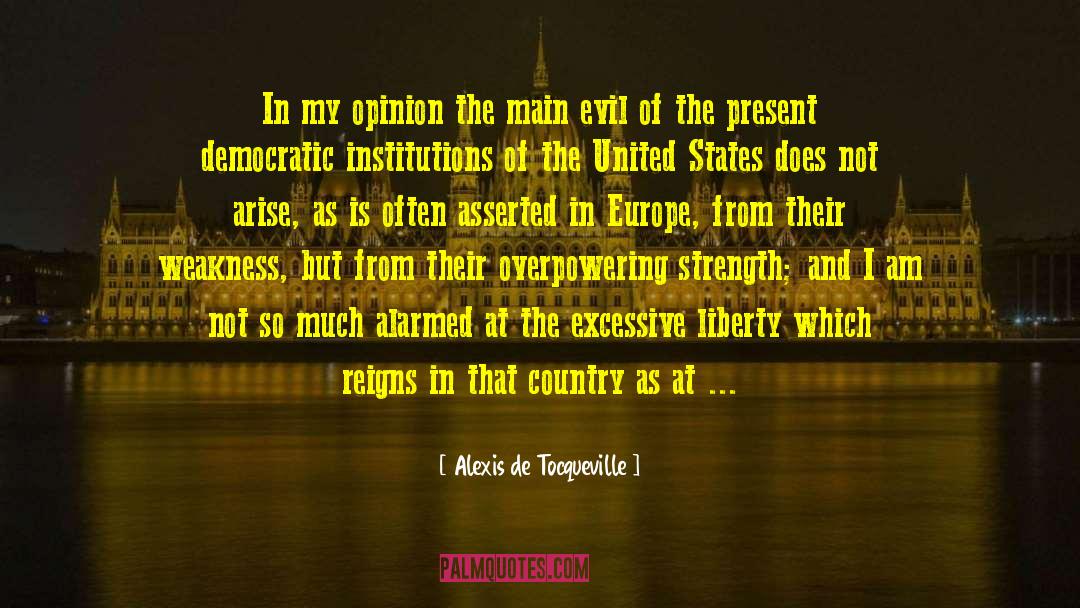 First Lady Of The United States quotes by Alexis De Tocqueville