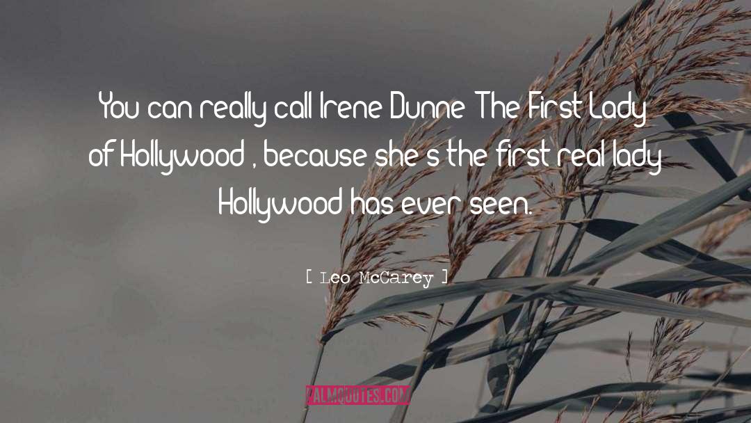 First Lady quotes by Leo McCarey