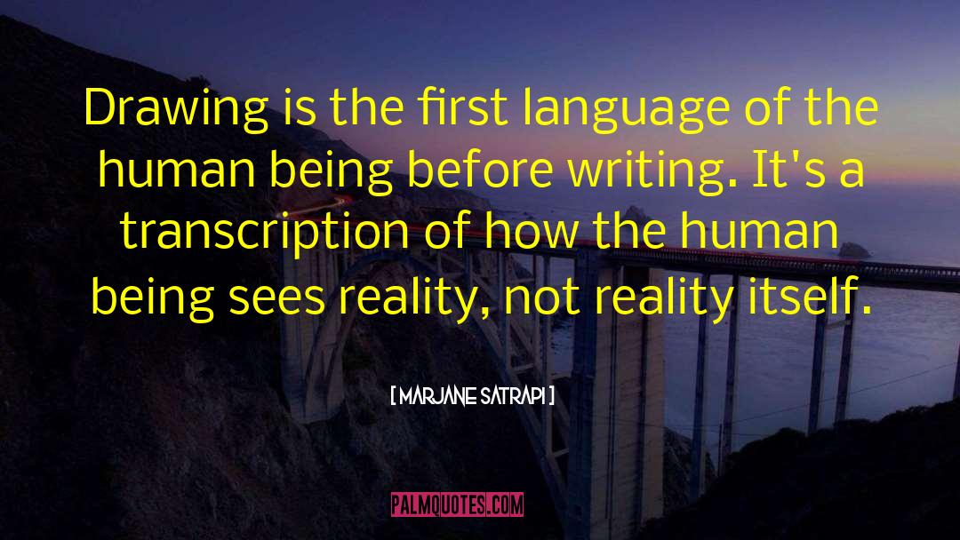 First Language quotes by Marjane Satrapi