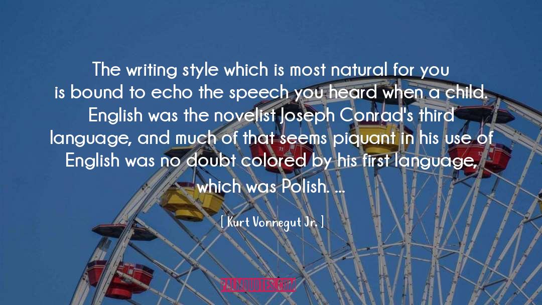First Language quotes by Kurt Vonnegut Jr.