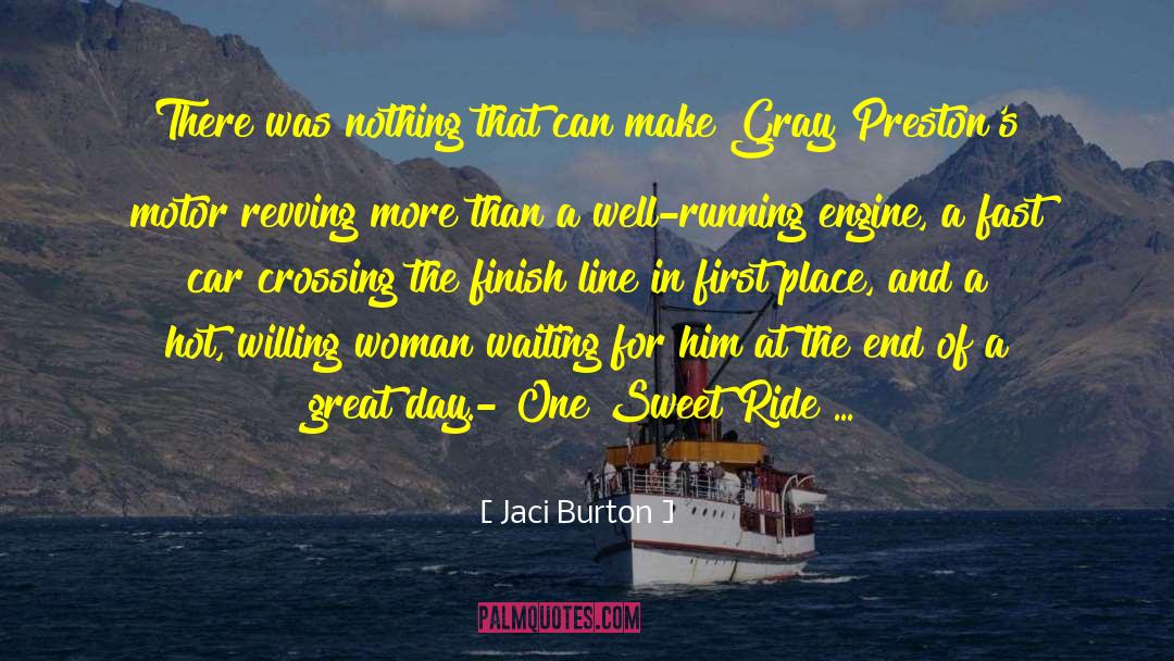 First Line In Book quotes by Jaci Burton