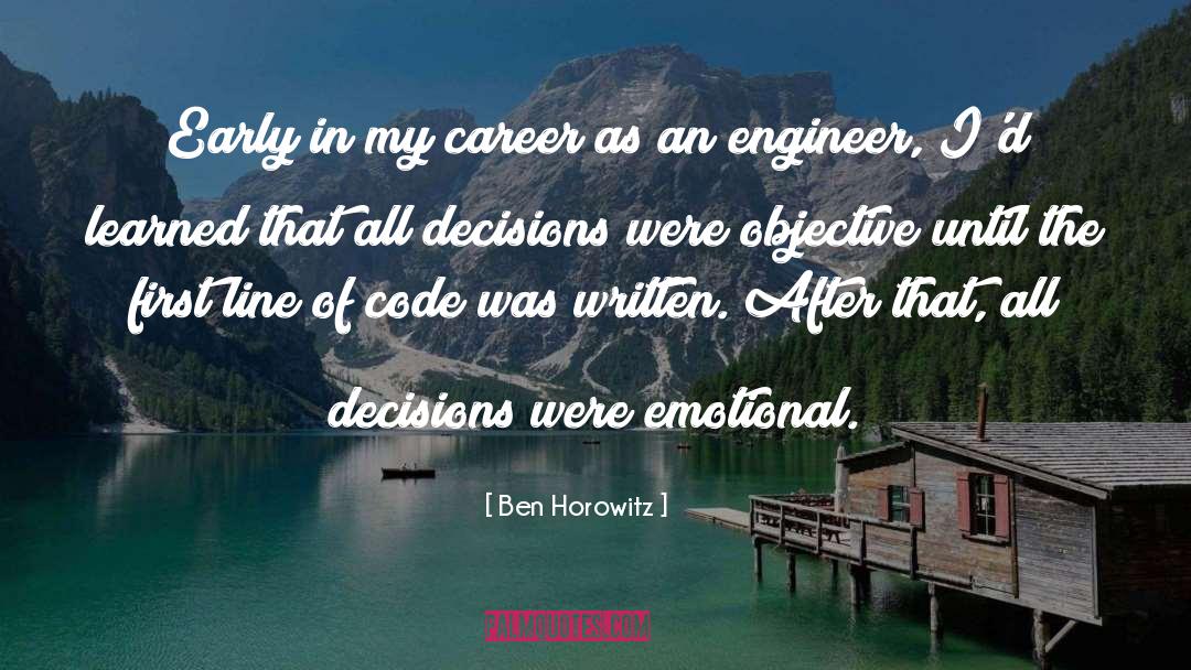 First Line quotes by Ben Horowitz