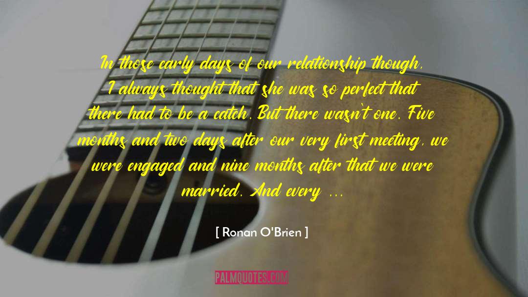 First Meeting Love quotes by Ronan O'Brien