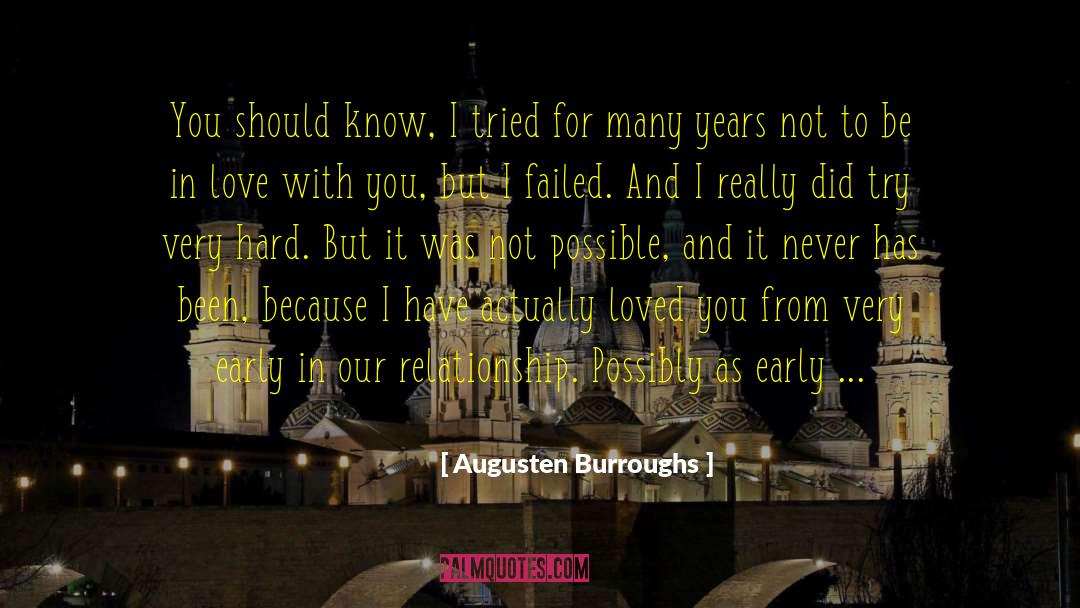 First Meeting Love quotes by Augusten Burroughs