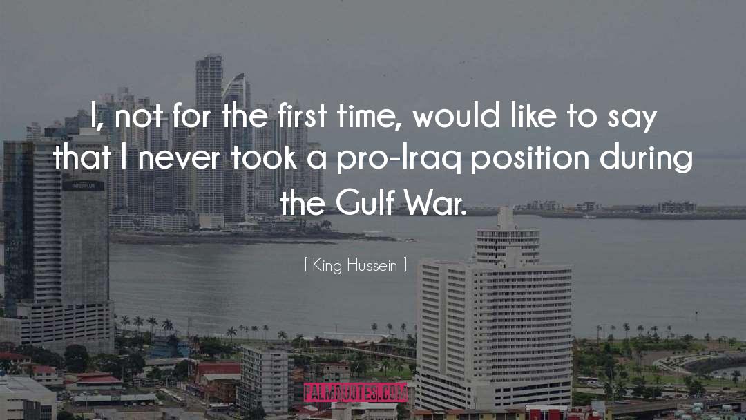 First Names quotes by King Hussein