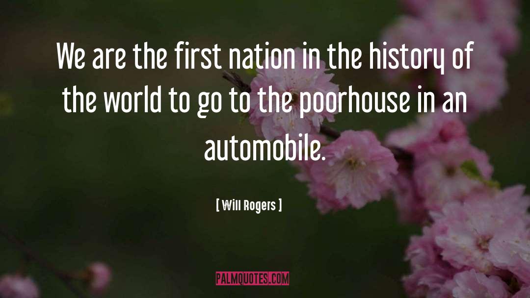 First Nation quotes by Will Rogers