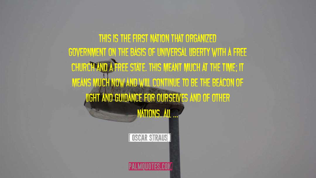 First Nation quotes by Oscar Straus