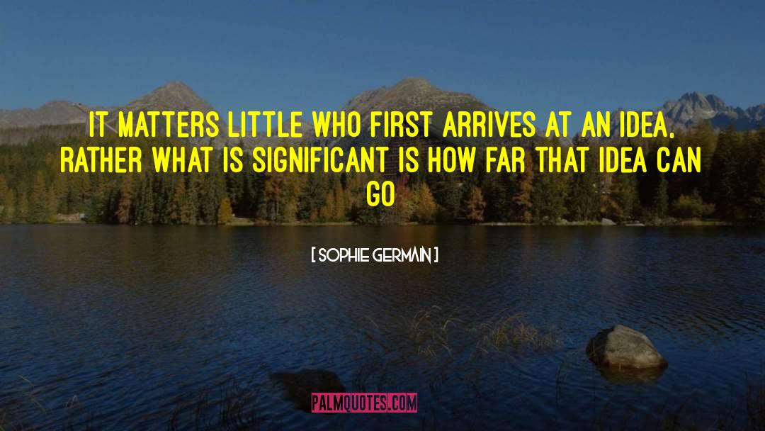 First Nation quotes by Sophie Germain