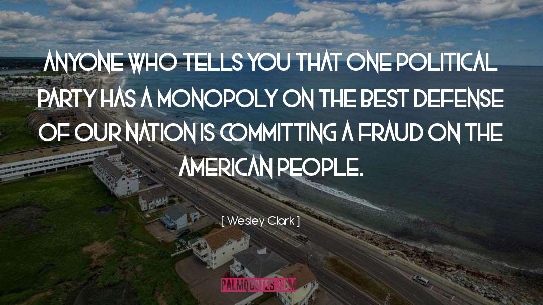 First Nation quotes by Wesley Clark